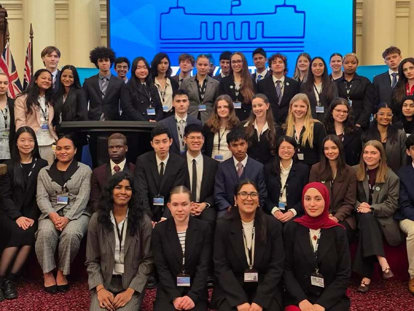 2025 Youth Parliament participants group photo